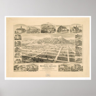 Sierra Madre, Kalifornien (1617A) Poster