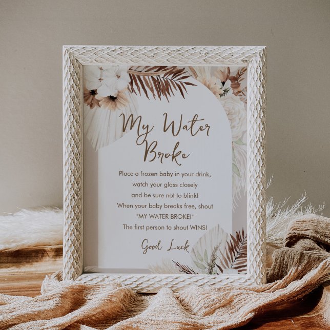 SIERRA Min Fattiga babyskylt för  babyskor i Vatte Poster (Skapare uppladdad)