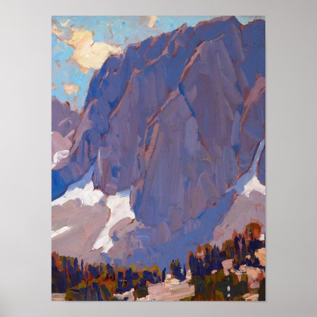 Sierra Monument av Edgar Payne Poster (Framsidan)