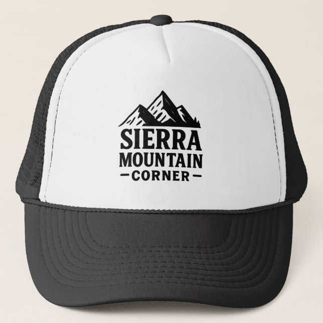 Sierra Mountain Corner – Adventure Logo T-shirt Keps (Framsida)