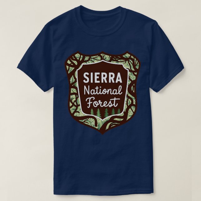 Sierra National Forest California T Shirt (Design framsida)