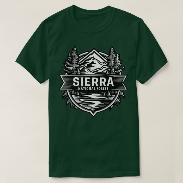 Sierra National Forest T Shirt (Design framsida)