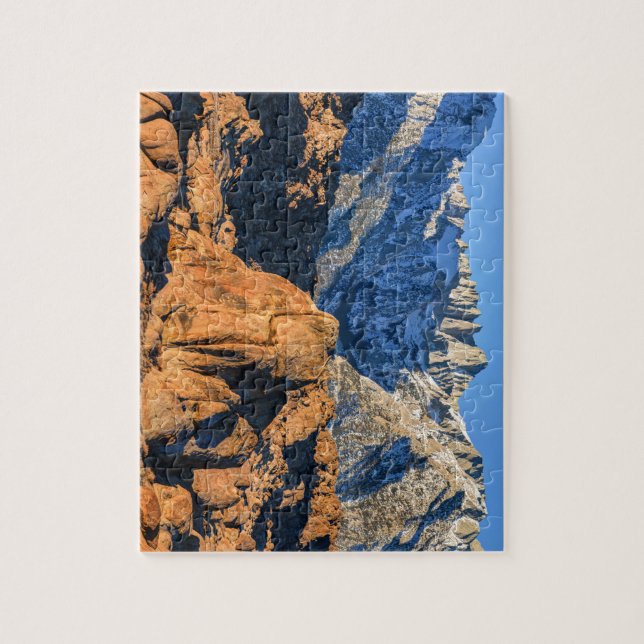 Sierra Nevada berg- och Alabama backesoluppgång Pussel (Vertikal)