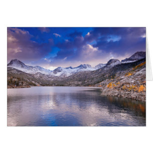 Sierra Nevada-bergen, Höst, CA Hälsningskort