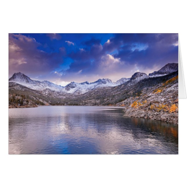 Sierra Nevada-bergen, Höst, CA Hälsningskort (Framsidan Horizontal)