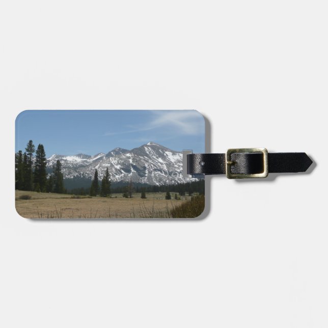Sierra Nevada-bergen I från Yosemite Bagagebricka (Horisontell Framsida)