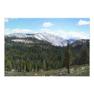Sierra Nevada-bergen II från Yosemite Fototryck