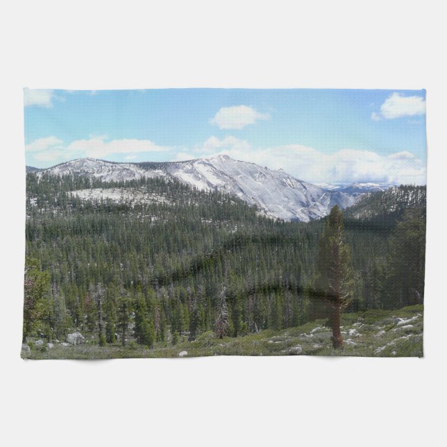 Sierra Nevada-bergen II från Yosemite Kökshandduk (Horisontell)