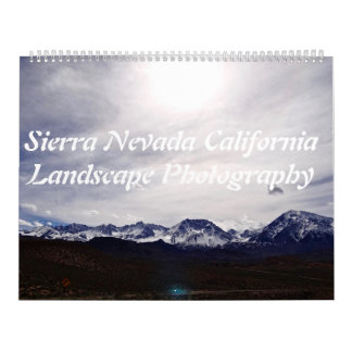 Sierra Nevada California Landskapsfotografering Kalender