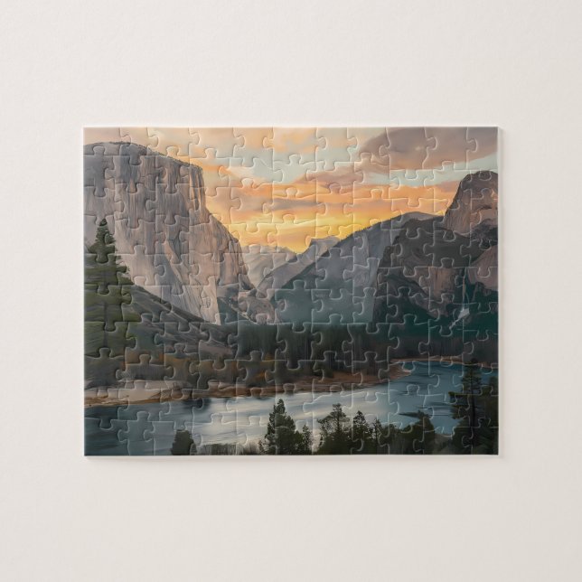 Sierra Nevada Lake - Puzzle Pussel (Horisontell)