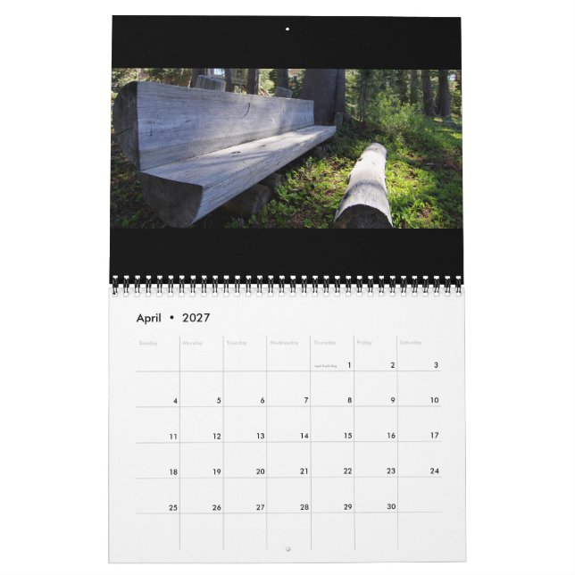 Sierra Nevada Mountains, Kalifornien Calendar Kalender (Apr 2027)