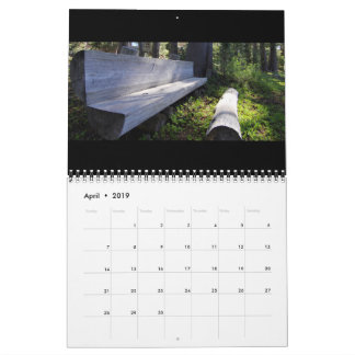 Sierra Nevada Mountains, Kalifornien Calendar Kalender