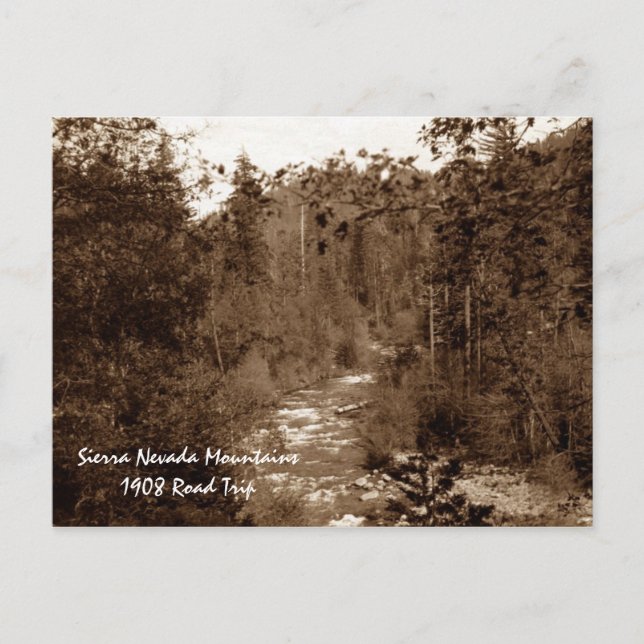 Sierra Nevada Mts Vykort (Framsida)