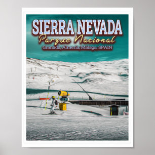 SIERRA NEVADA NATIONAL PARK - ANDALUSIEN SPANIEN POSTER