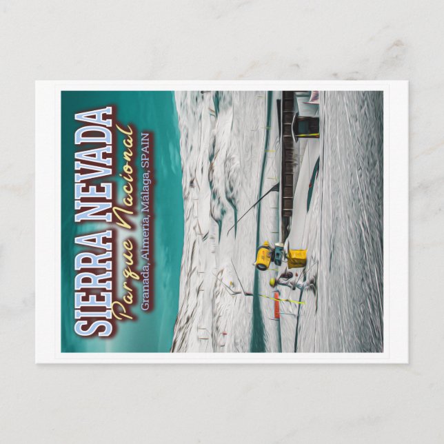 SIERRA NEVADA NATIONAL PARK - ANDALUSIEN SPANIEN VYKORT (Framsida)