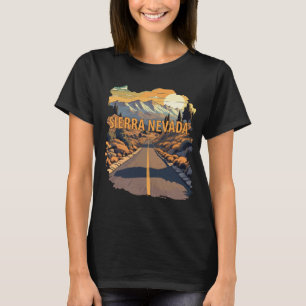 Sierra Nevada Road Retro Orange Resa T Shirt