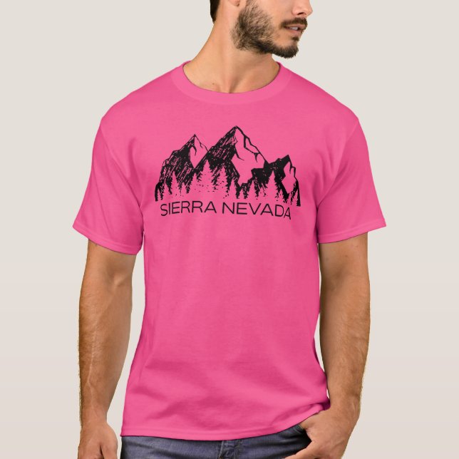 Sierra Nevada Shirt Sierra Nevada Mountains Souve T (Framsida)