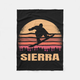 Sierra Nevada Snowboarding Vintage 80s Ret Fleecefilt