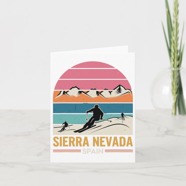 Sierra Nevada Spanien Kort (Framsida)
