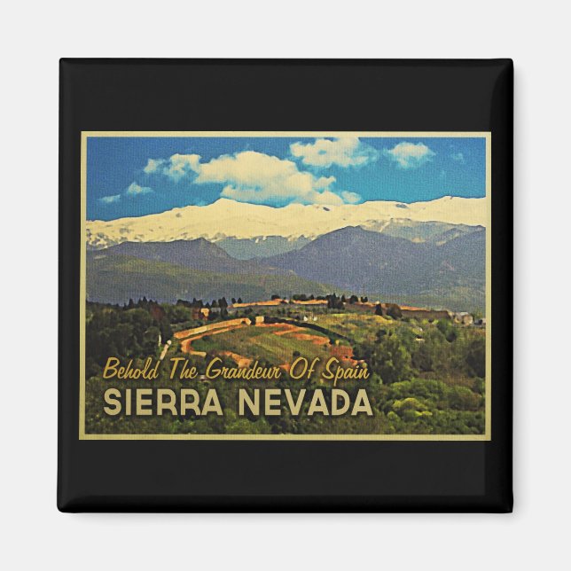 Sierra Nevada Spanien Magnet (Framsidan)