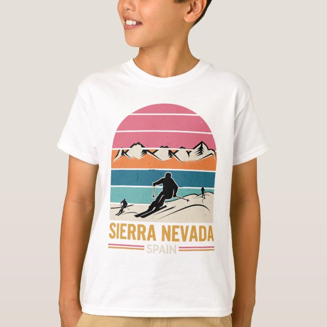 Sierra Nevada Spanien T Shirt (Framsida)