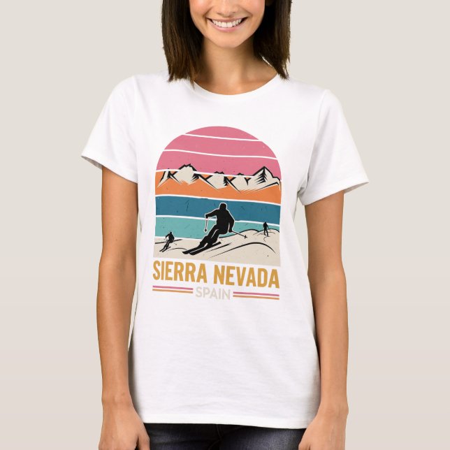 Sierra Nevada Spanien T Shirt (Framsida)
