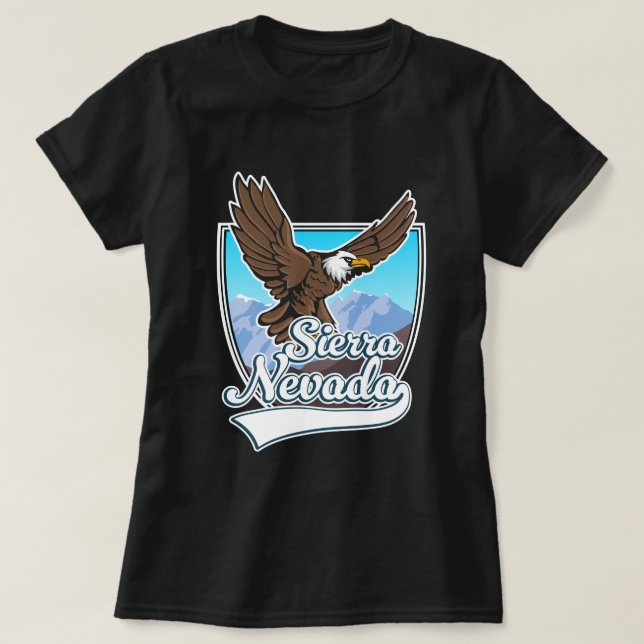 Sierra Nevada USA logotyp T Shirt (Design framsida)