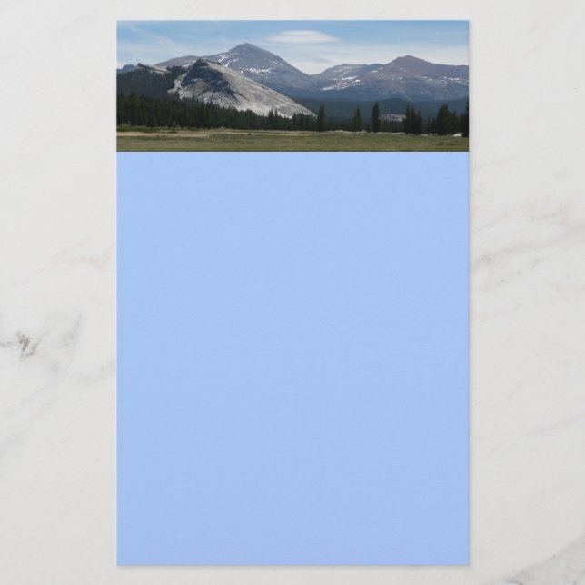 Sierra Nevadabergen III Yosemite nationalpark Brevpapper (Framsida)
