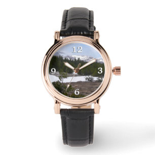 Sierra Nevadabergen och Snö vid Yosemite Armbandsur