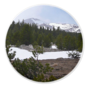Sierra Nevadabergen och Snö vid Yosemite Knopp