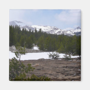 Sierra Nevadabergen och Snö vid Yosemite Magnet