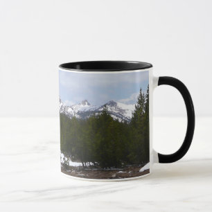 Sierra Nevadabergen och Snö vid Yosemite Mugg