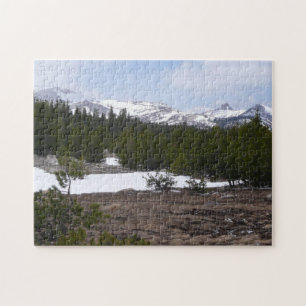 Sierra Nevadabergen och Snö vid Yosemite Pussel