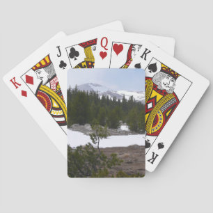 Sierra Nevadabergen och Snö vid Yosemite Spelkort