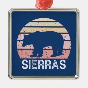 Sierra Retro Bear Julgransprydnad Metall