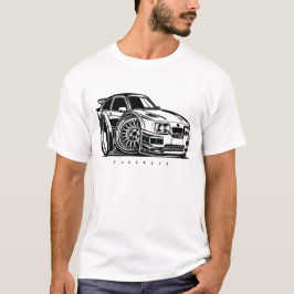 Sierra RS 500 Cosworth Rally Toon Art Enthusia T Shirt