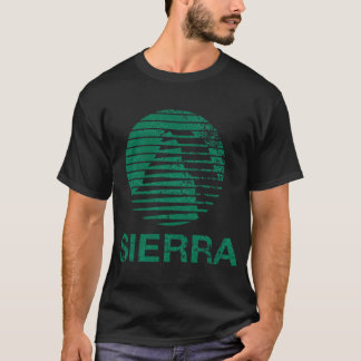 Sierra sliten klassisk t-shirt familj vintage