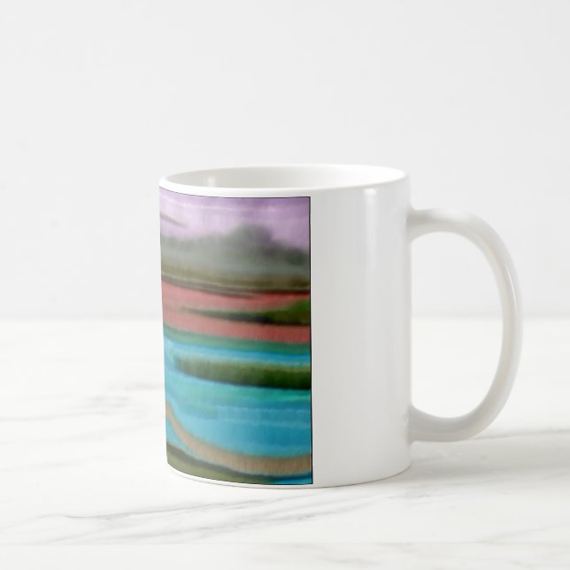 Sierra Sunrise Abstrakt Art Kaffemugg (Höger)