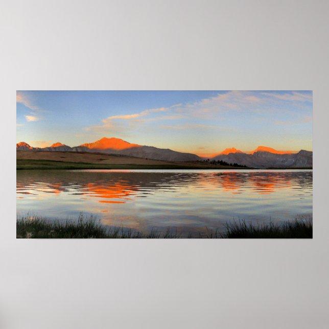 Sierra Vapensköld Sunset - John Muir Trail Poster (Framsidan)