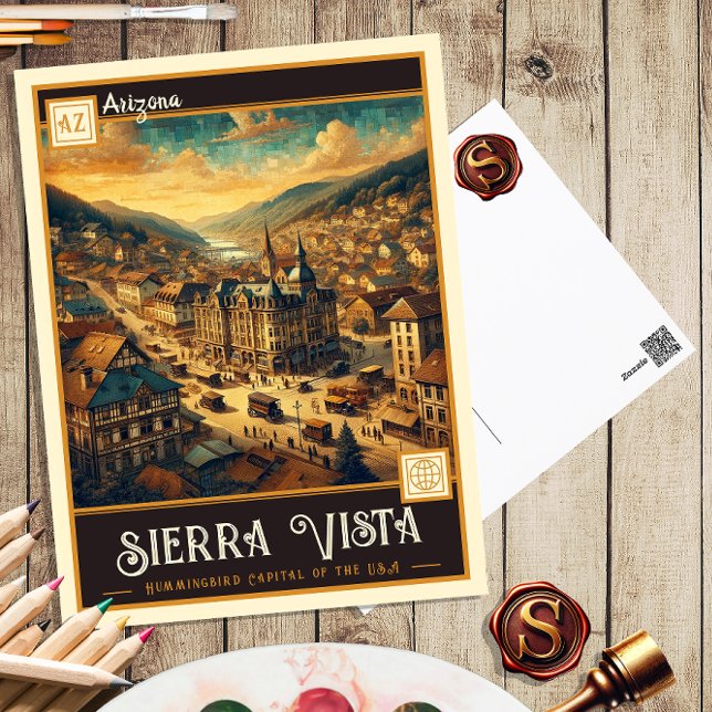Sierra Vista, Arizona | Gammal vykort (Skapare uppladdad)