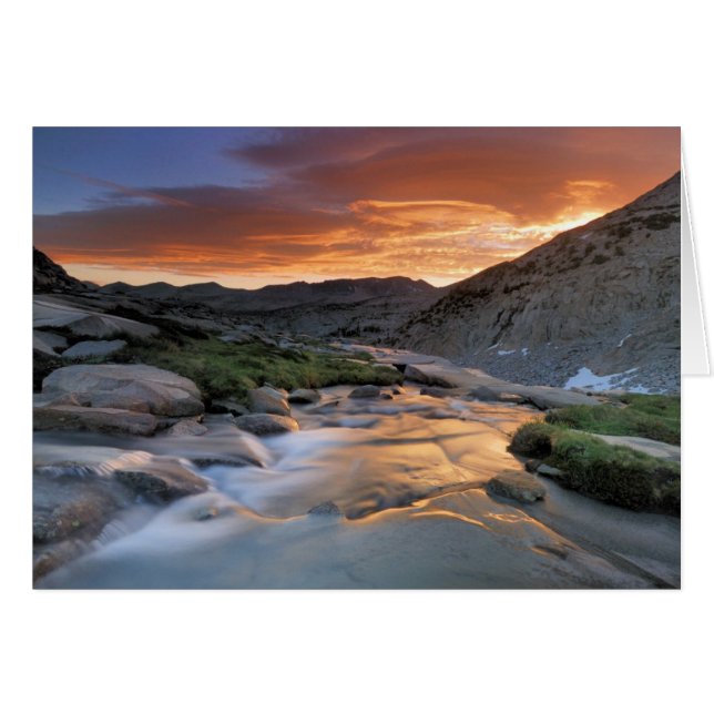 Sierra Wave over Yosemite Hälsningskort (Framsidan Horizontal)