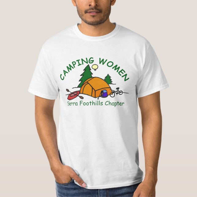 Sierran Foothillsfärglogotyp värderar pris T Shirt (Framsida)