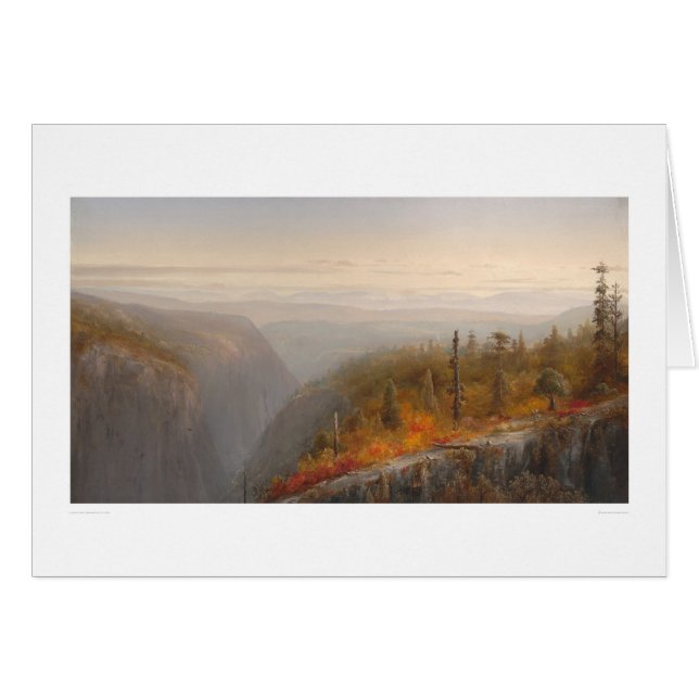 Sierran landskap (1322) hälsningskort (Framsidan Horizontal)