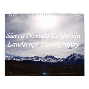 Sierran Nevada Kalifornien landskap fotografi Kalender