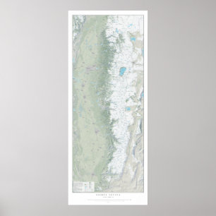 Sierran snö täcker 2017 poster