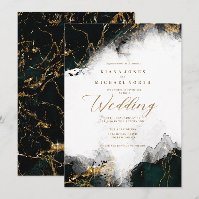 Sierrans Jack-ID644 gr/wht-inbjudan Inbjudningar (Fram/baksida)