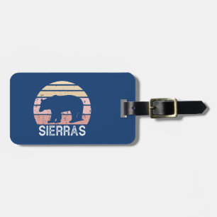 Sierror Retro Bear Bagagebricka