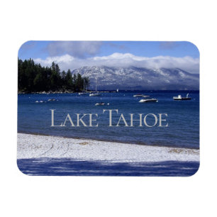 Sierrorna Blue Sjö Tahoe i Nevada och Kalifornien Magnet