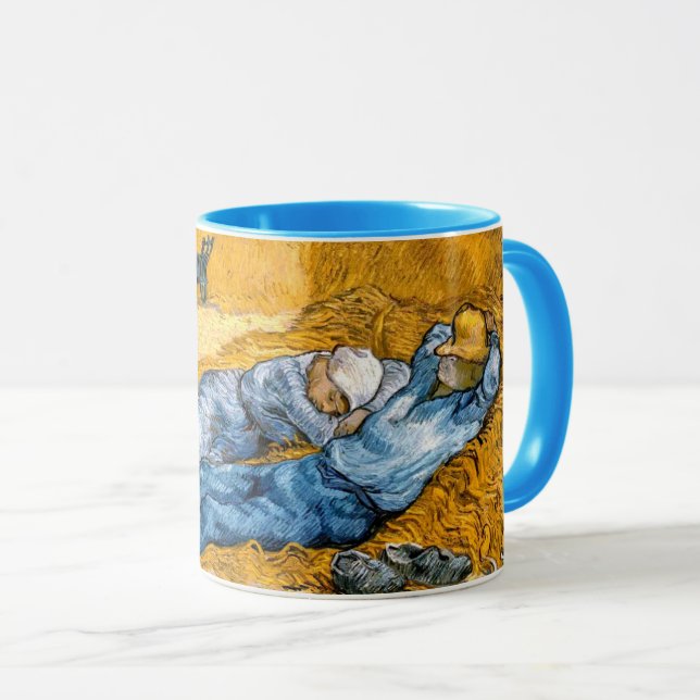Siesta (1890), bra van Gogh Mugg (Framsida höger)