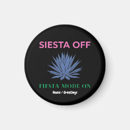 Siesta Av Fiesta Läge På Agave Konst Magnet